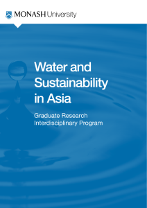 Water and Sustainability in Asia Graduate Research
