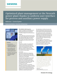 Optimized plant management at the Neurath