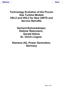 Technology Evolution of the Proven Gas Turbine Models Service Retrofits