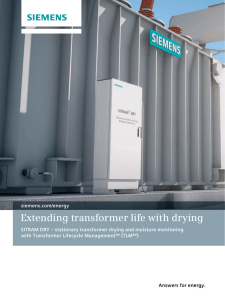 Extending transformer life with drying