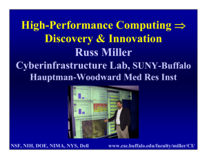 High-Performance Computing Discovery &amp; Innovation  Russ Miller