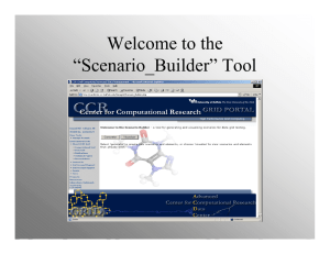 Welcome to the “Scenario_Builder” Tool