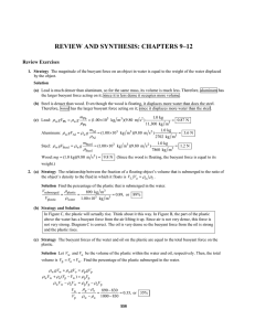 REVIEW AND SYNTHESIS: CHAPTERS 9–12  Review Exercises