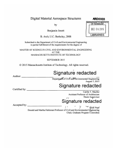 Digital Material  Aerospace  Structures ARCHNES 2015