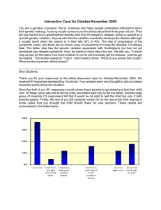 Interactive Case for October-November 2000