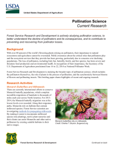 Pollination Science Current Research