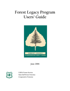 Forest Legacy Program Users’ Guide  June 2006