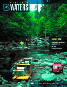 IN THIS ISSUE 1 ● Living Laboratories: Small Watersheds