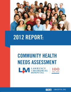 2012 REPORT: COMMUNITY HEALTH NEEDS ASSESSMENT LMHOSPITAL.ORG