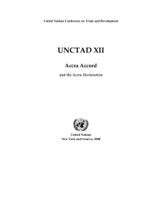 UNCTAD XII   Accra Accord  and the Accra Declaration   United Nations Conference on Trade and Development