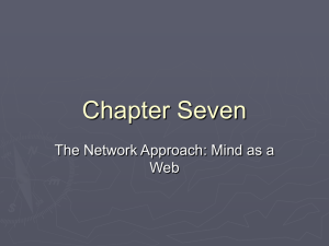 Chapter Seven The Network Approach: Mind as a Web
