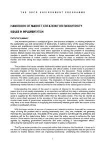 HANDBOOK OF MARKET CREATION FOR BIODIVERSITY ISSUES IN IMPLEMENTATION