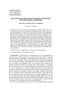REFLECTION AND DISSIPATION OF OBLIQUE ALFVÉN WAVES IN AN ISOTHERMAL ATMOSPHERE