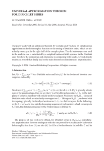 UNIVERSAL APPROXIMATION THEOREM FOR DIRICHLET SERIES