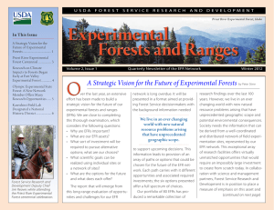 Forests and Ranges In This Issue