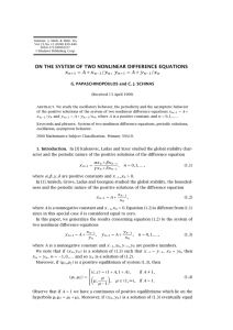 Internat. J. Math. &amp; Math. Sci. S0161171200003227 ©Hindawi Publishing Corp.