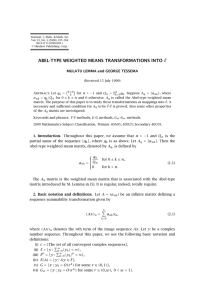 Internat. J. Math. &amp; Math. Sci. S0161171200003811 ©Hindawi Publishing Corp.