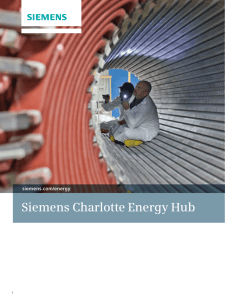 Siemens Charlotte Energy Hub siemens.com/energy 1
