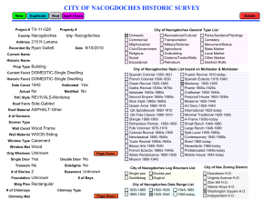 CITY OF NACOGDOCHES HISTORIC SURVEY TX-11-028 Nacogdoches 215 N Lanana