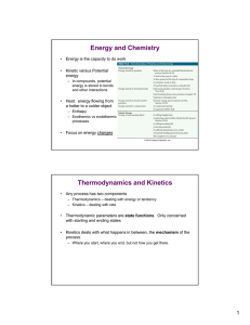 Energy and Chemistry