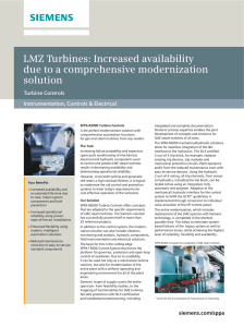LMZ Turbines: Increased availability due to a comprehensive modernization solution