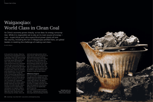 Waigaoqiao: World Class in Clean Coal