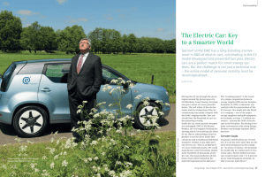 The Electric Car: Key to a Smarter World