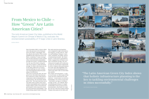 From Mexico to Chile – How “Green” Are Latin American Cities?