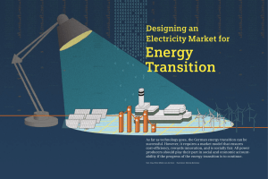 Energy Transition Designing an Electricity Market for