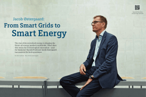 Smart Energy From Smart Grids to Jacob Østergaard: