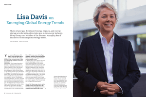Lisa Davis on Emerging Global Energy Trends