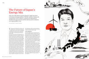 The Future of Japan’s Energy Mix