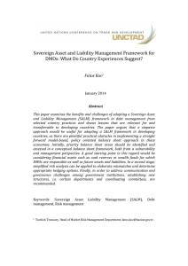 Sovereign Asset and Liability Management Framework for  Fatos Koc