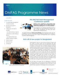 NeNewsletter DMFAS Programme News 9th UNCTAD Debt Management