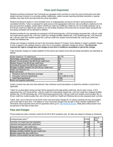 Fees and Expenses