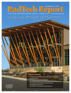 uv.eb East 2013 UV-LED Summit | INSIDE THIS ISSUE