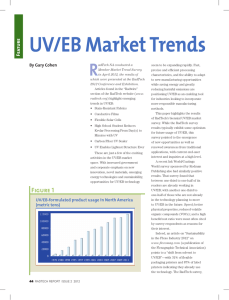 UV/EB Market Trends R re tu