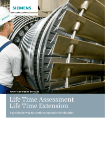 Life Time Assessment Life Time Extension Power Generation Services