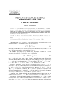 Internat. J. Math. &amp; Math. Sci. S0161171200000958 © Hindawi Publishing Corp.