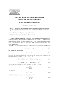 Internat. J. Math. &amp; Math. Sci. S016117120000257X ©Hindawi Publishing Corp.