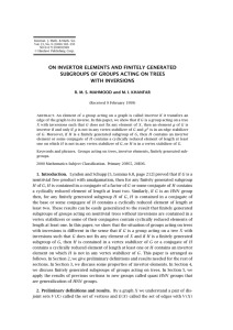 Internat. J. Math. &amp; Math. Sci. S0161171200002969 ©Hindawi Publishing Corp.