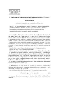 Internat. J. Math. &amp; Math. Sci. S016117120000332X ©Hindawi Publishing Corp.