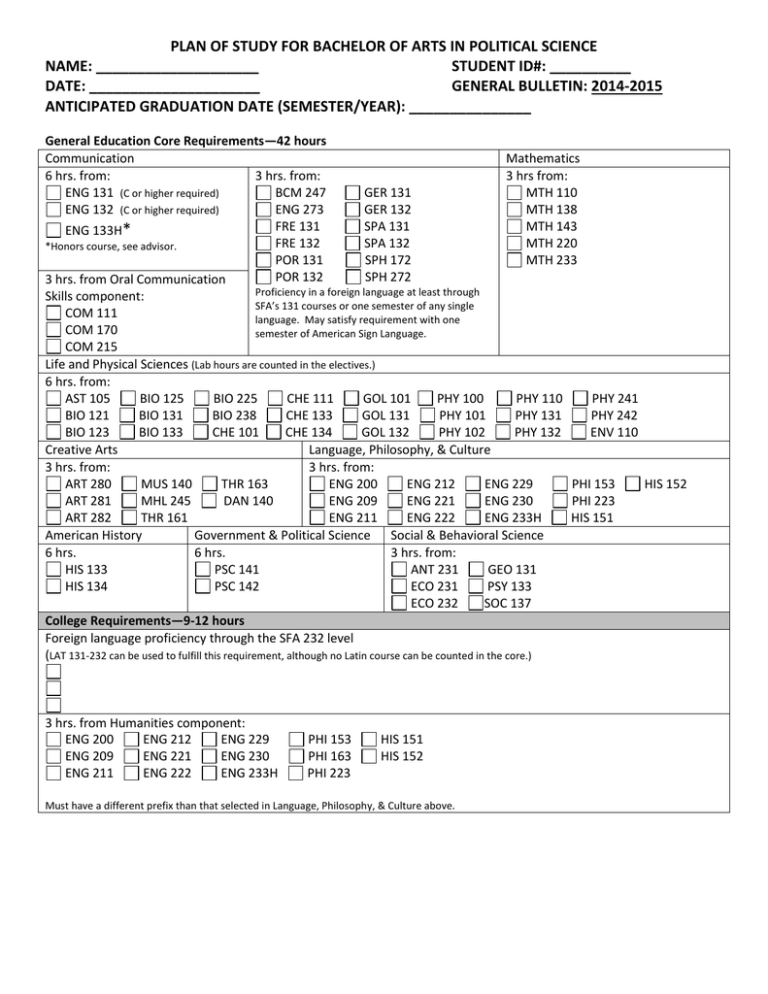 plan-of-study-for-bachelor-of-arts-in-political-science