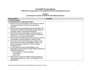 The NASP Practice Model: