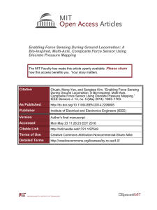 Enabling Force Sensing During Ground Locomotion: A