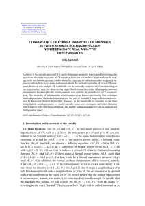 CONVERGENCE OF FORMAL INVERTIBLE CR MAPPINGS BETWEEN MINIMAL HOLOMORPHICALLY NONDEGENERATE REAL ANALYTIC