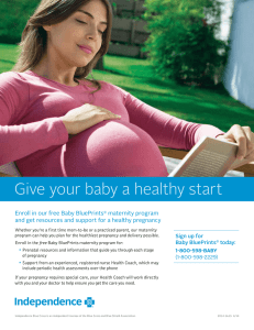 Give your baby a healthy start