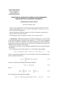 Internat. J. Math. &amp; Math. Sci. S0161171200002805 ©Hindawi Publishing Corp.