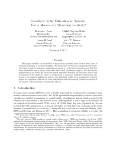 Consistent Factor Estimation in Dynamic Factor Models with Structural Instability ∗