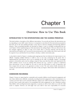 Chapter 1 Overview: How to Use This Book